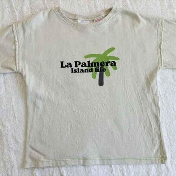 Zara La Palmera Shirt Size 6 Years - Picture 4 of 6